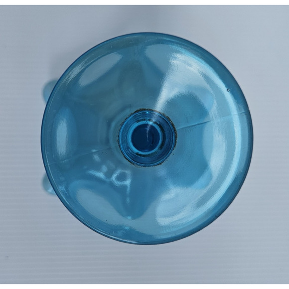 Vintage Fenton Celeste Blue #400 Ruffled Vase 5.75" H - Picture 2 of 7